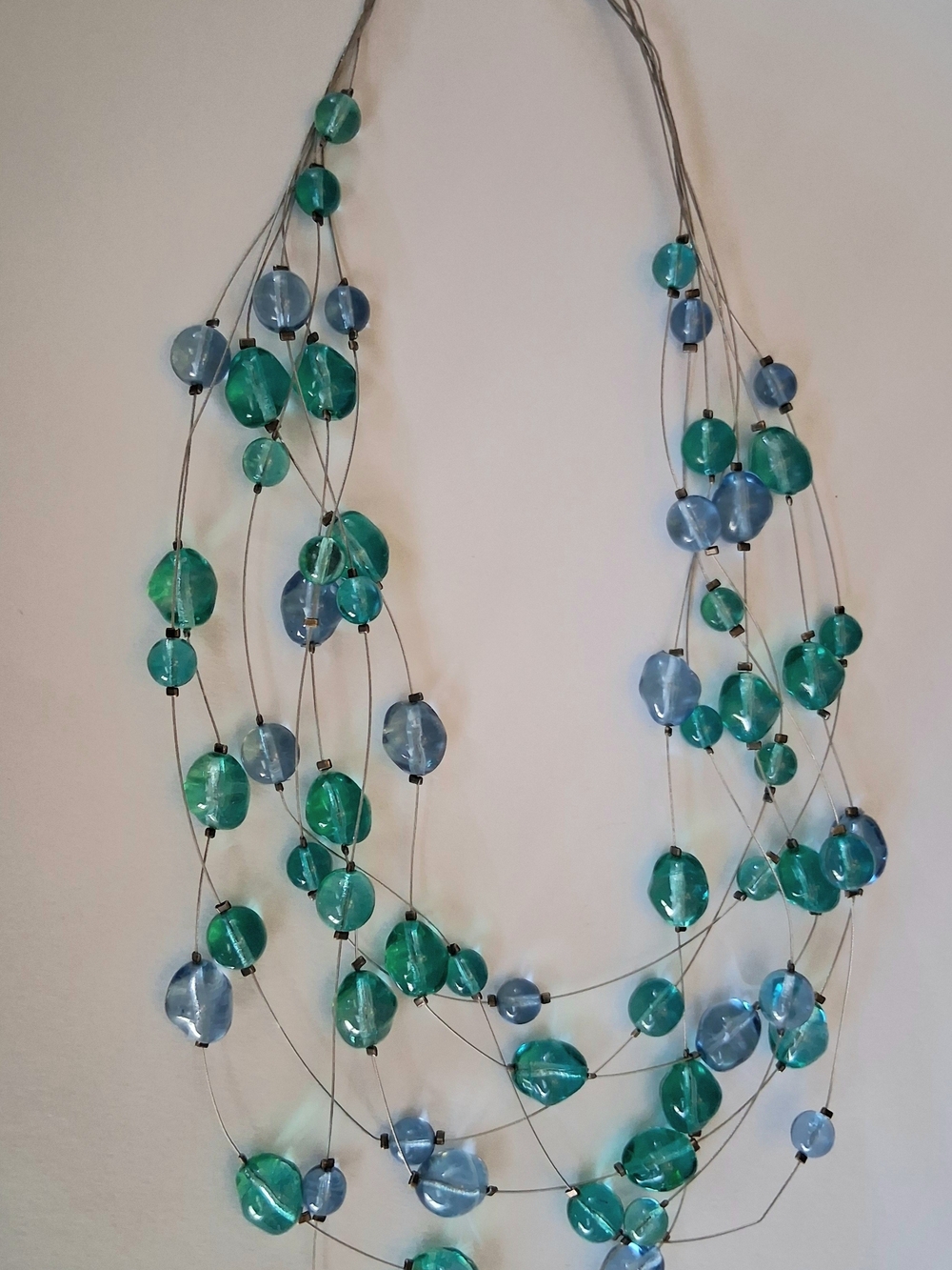 Multi-Strand Joan Rivers Classic Collection Seaglass Illusion Necklace